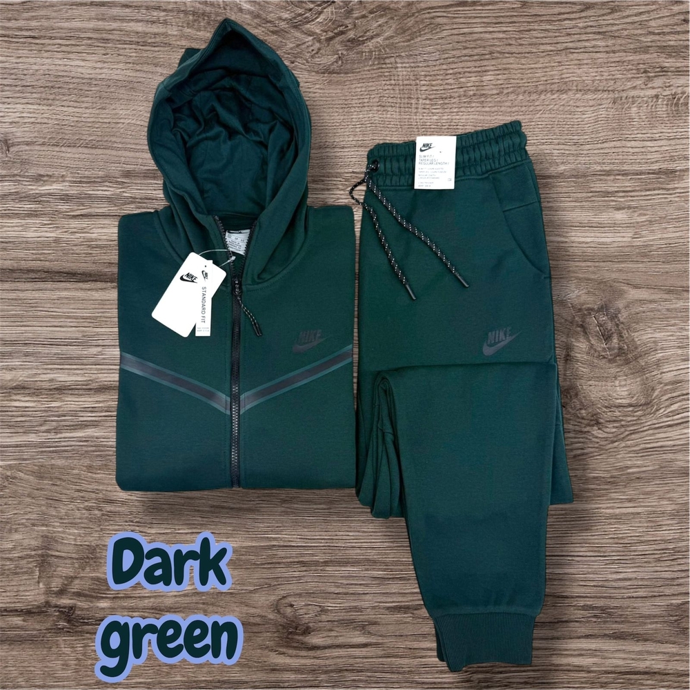 Nike Forest Green Fleece Hoodie and Joggers Set Sizes Sm, Lg & 3X